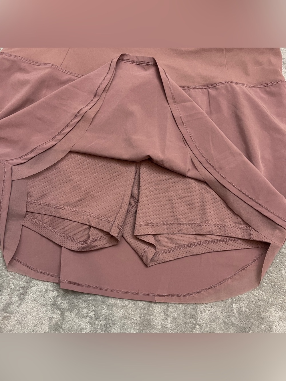 Calia by Carrie Underwood Mauve Lined Skort Built in Shorts XL Golf Tennis - Picture 4 of 9
